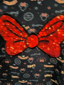 Blue Disney Minnie Mouse Top For Girls.