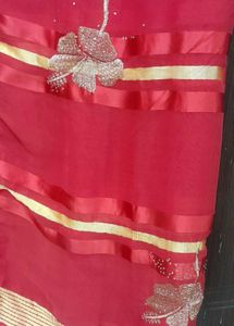 viscose georgette or chiffon saree