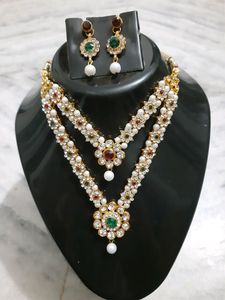 2 Layered Small Necklace Set