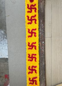 Fur Woolen Swastika Readymade Rangoli Patti
