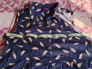 Cute Navy Print Dress