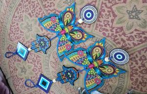 Home decor Butterfly Evil Eye Hanging for House/Po