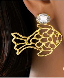 Anti Turnish Golden Fish Necklace Set