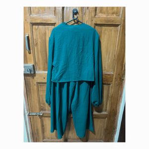 Sea Green Tie-Front Set