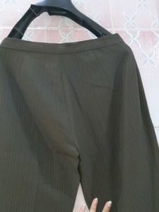 ZARA BASIC LIMITED EDITION Brown Career Pants