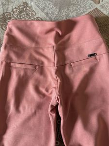 Pink High Waisted Dress Pants