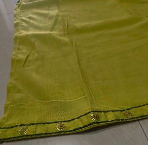 Yellowish Green Kurti