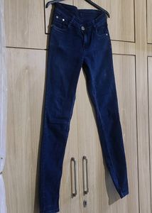 Navy Blue Stretchable Jeans