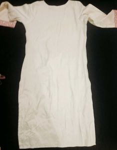 Ziyaa Off White Straight Kurti