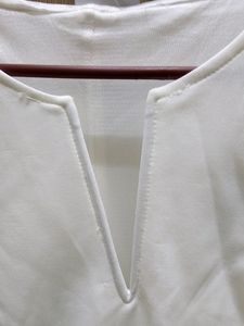 White Polyester And Spandex Sexy Western Wear