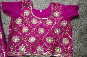 Lehnga&#34;Designer Cut&#34; For Girls