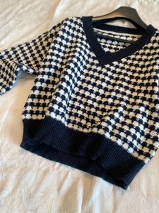 Black N white Pullover Sweater