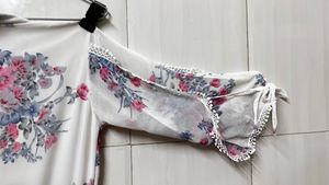 Modest Long Sleeved Floral Dress