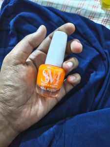 Nail Polish Set - Pink Blue Orange Voilet Green