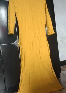 Yellow Cotton Kurta