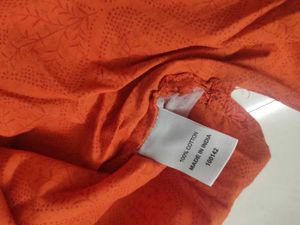 Rangmanch Orange Print Top XL