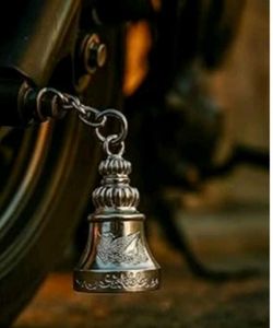 Mini Metal Bike Bell Keychain | Good Luck Hanging