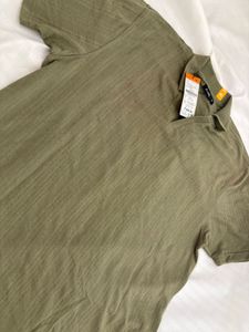 Zudio Olive Green T-Shirt