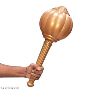 (Hanuman Ji Gada &amp; Plastic Cricket )Combo For Kids