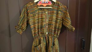 Mustard Golden Ethnic Kurti/ Dress