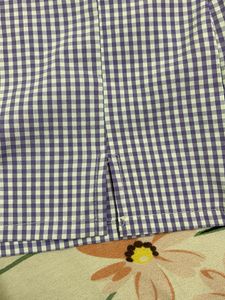 SHEIN- Gingham Mini Skirt