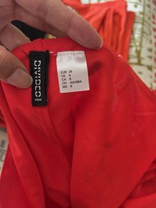 H&amp;M Floral Red Slip Dress