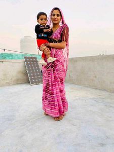 Angrakha Blouse  H Organza Saree