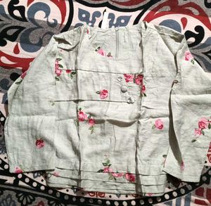 Floral Embroidered Top