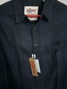 Roadster full sleeves Navy blue checked shirt