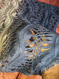 Vintage Crochet Fringe Vest