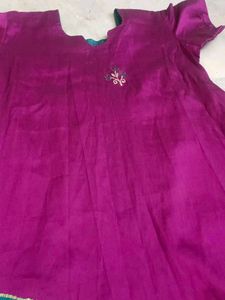 Long Silk Kurti