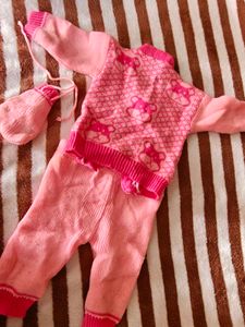 Warm Cute Mickey Mouse Baby Suit &amp; Sweater