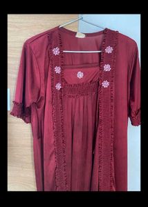 4 Piece Night Gown (Nighty) 1nighty Free
