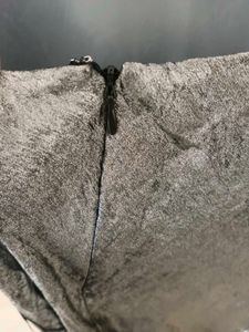 Zara Elegant Silver Maxi Slip Dress