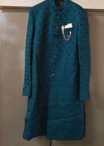 Elegant Teal Sherwani