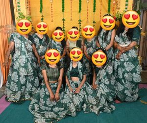 Green Leafy Lehenga Choli