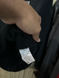 Karl Lagerfeld Black Wool Sweater