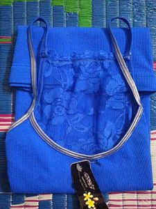 Seamless Blue Party Wear (Free Size)