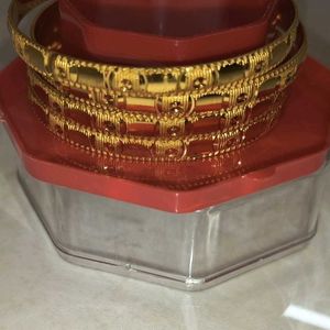 Set of 4 Gold Bangles