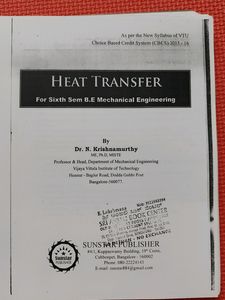 Heat Transfer By Dr. N. Krishnamurthy