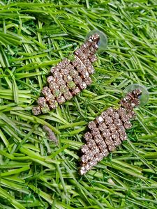 beautiful silver stone studs