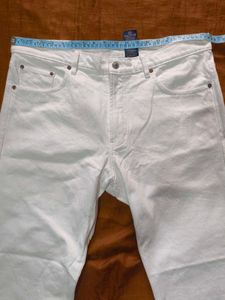 Vintage &#39;Jinglers&#39; White Denim