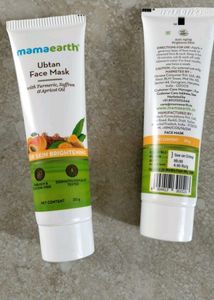 Mamaearth Ubtan Face Mask Pack Of 2 Sample Small Pack