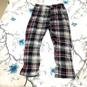 Checkered Casual Pants