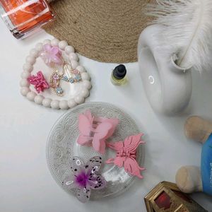 Combo Of 7 Pcs Hair Accessories 🎀