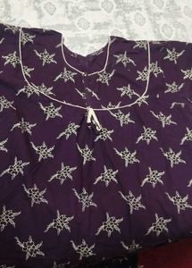 Night Gown With Beautiful Print