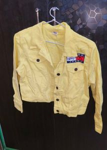 Yellow Denim Jacket