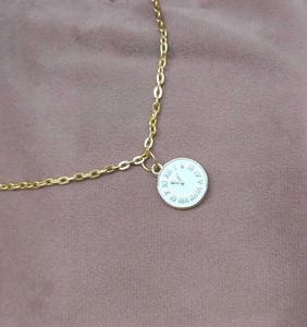 Clock Charm Necklace