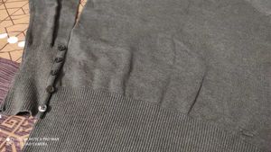 Brown Woman And Girl&#39;s Neck Top..