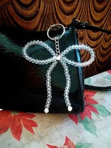 Crystal Bow Keychain
